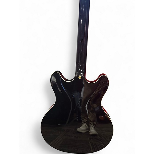 Used Peavey JF-1 Black Hollow Body Electric Guitar
