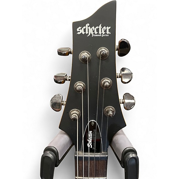 Used Schecter Guitar Research Demon 6 Black Solid Body Electric Guitar