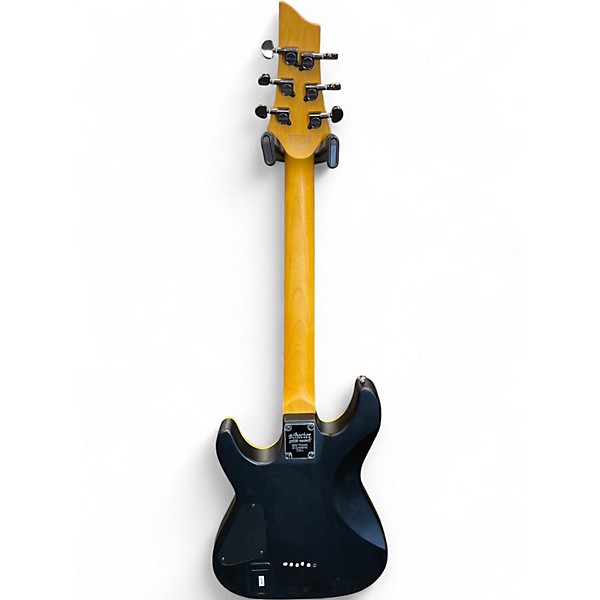 Used Schecter Guitar Research Demon 6 Black Solid Body Electric Guitar
