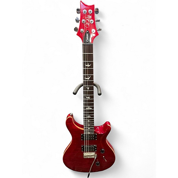 Used PRS SE Custom 24 Crimson Red Burst Solid Body Electric Guitar