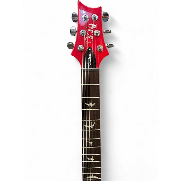 Used PRS SE Custom 24 Crimson Red Burst Solid Body Electric Guitar