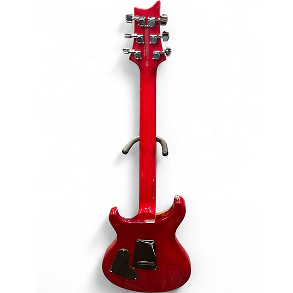 Used PRS SE Custom 24 Crimson Red Burst Solid Body Electric Guitar