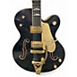 Used 2026 Gretsch Guitars Masterbuilt 6136-CS Black Hollow Body Electric Guitar