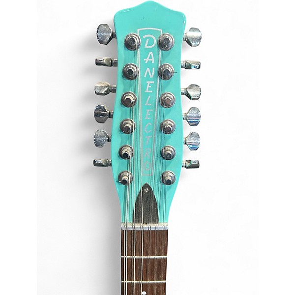 Used Danelectro 12SDC 12-String Pelham Blue Solid Body Electric Guitar