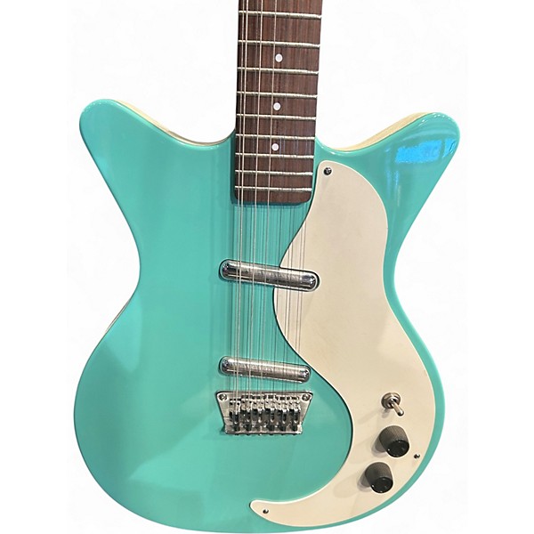 Used Danelectro 12SDC 12-String Pelham Blue Solid Body Electric Guitar