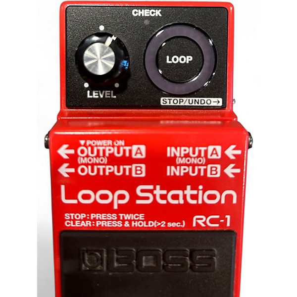 Used BOSS RC1 Loop Station Pedal