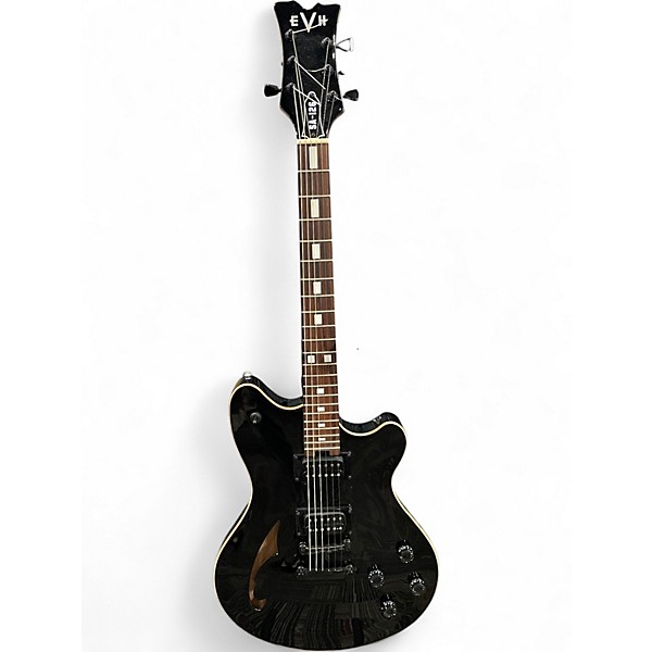 Used EVH SA-126 Black Hollow Body Electric Guitar