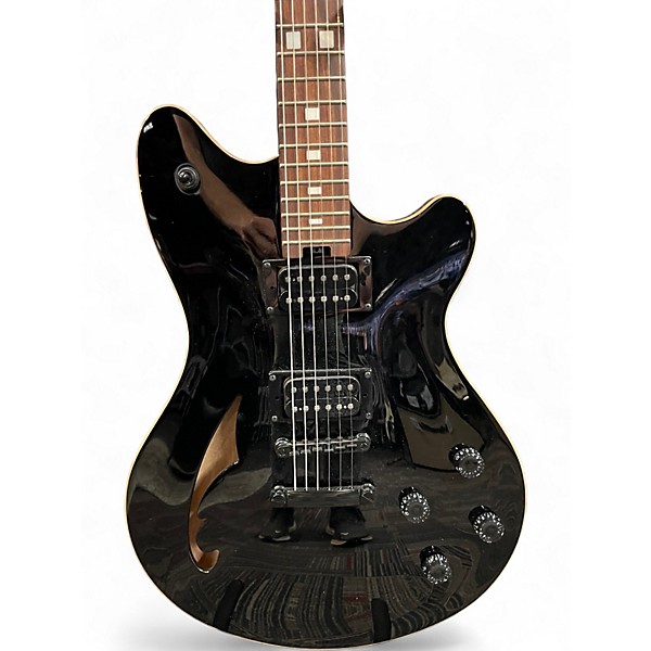 Used EVH SA-126 Black Hollow Body Electric Guitar