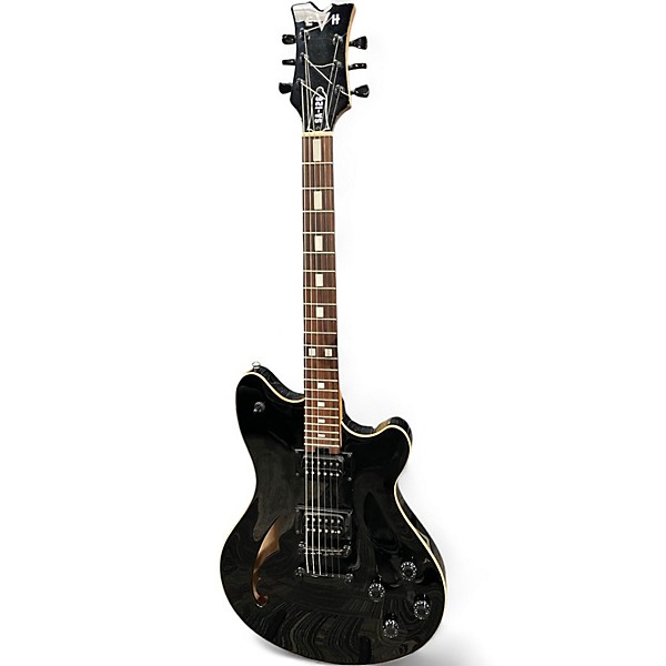Used EVH SA-126 Black Hollow Body Electric Guitar