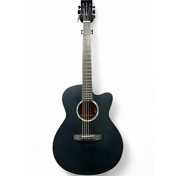 Used Auden Smokehouse Austin Cutaway Black Acoustic Electric Guitar
