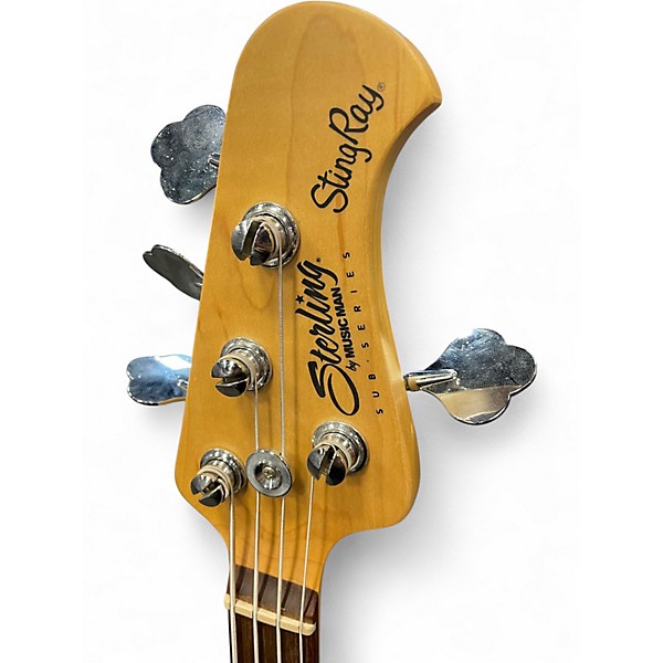 Used Sterling by Music Man Sub Series Butterscotch Electric Bass Guitar