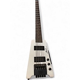 Used Steinberger Spirit XT-25 White Electric Bass Guitar