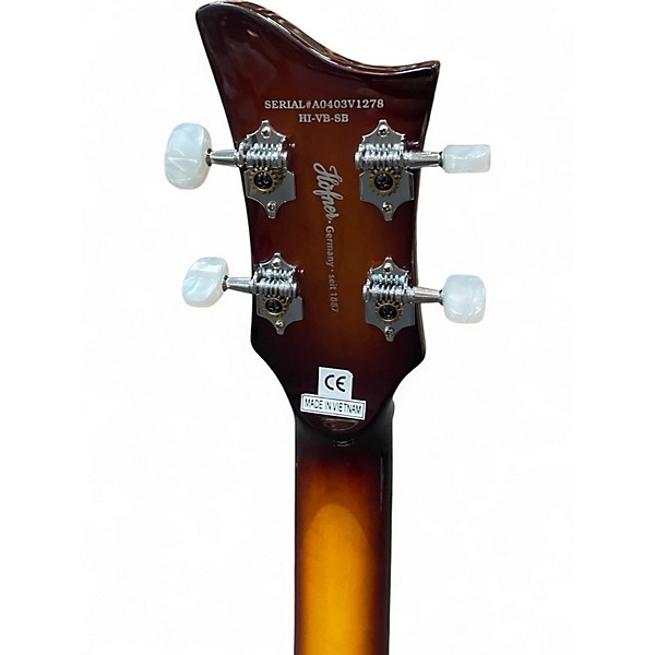 Used Hofner Ignition Series 2 Color Sunburst Hollow Body Electric Guitar
