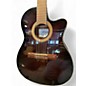 Used Ibanez GA35TCE Brown Sunburst Classical Acoustic Electric Guitar