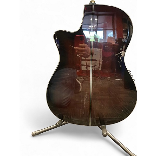 Used Ibanez GA35TCE Brown Sunburst Classical Acoustic Electric Guitar