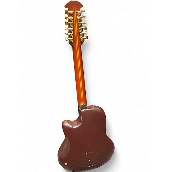 Used Ovation 2985-1 2 Tone Sunburst 12 String Acoustic Electric Guitar