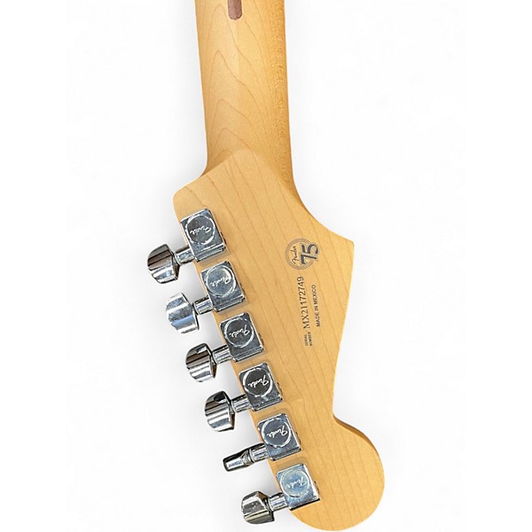 Used 2021 Fender Limited Edition Player Stratocaster Plus Top HSS Trans Green Solid Body Electric Guitar