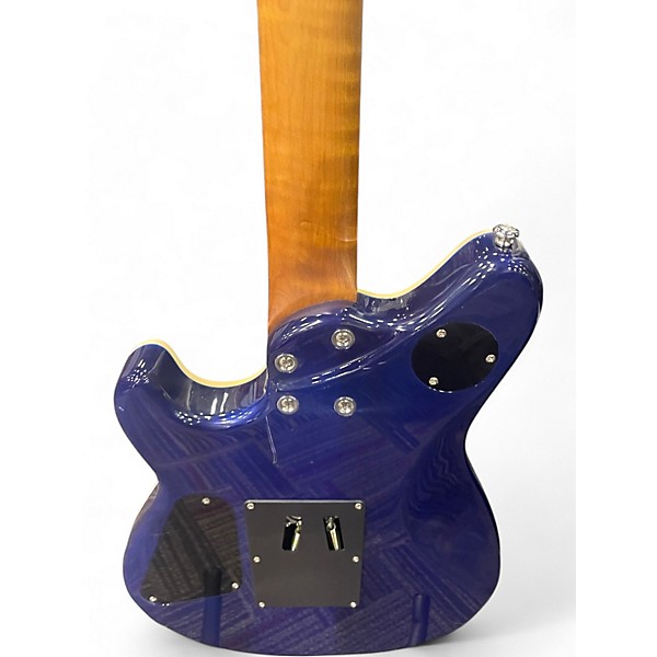 Used Firefly FFMN Pure Series Trans Blue Solid Body Electric Guitar