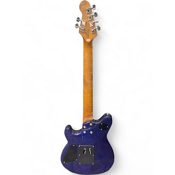 Used Firefly FFMN Pure Series Trans Blue Solid Body Electric Guitar