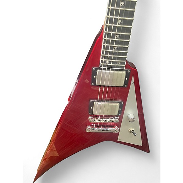 Used Kramer Charlie Parra Vanguard Candy Apple Red Solid Body Electric Guitar