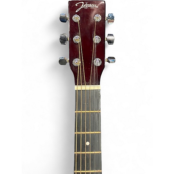 Used Johnson JG610 Natural Acoustic Guitar