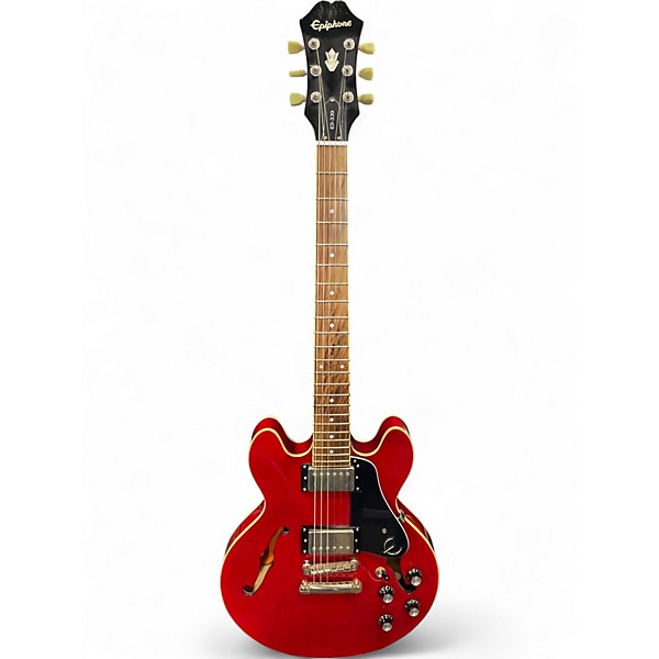 Used Epiphone ES339 Cherry Hollow Body Electric Guitar
