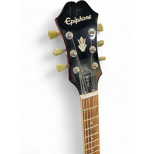 Used Epiphone ES339 Cherry Hollow Body Electric Guitar