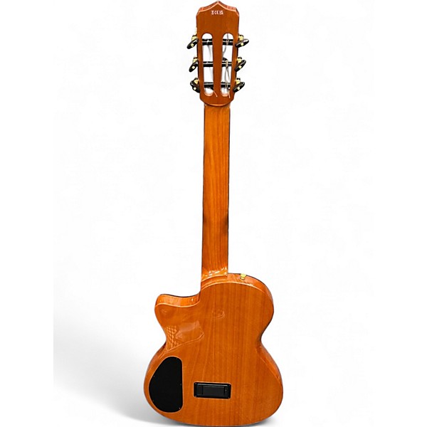 Used Cordoba stage Brown Classical Acoustic Electric Guitar