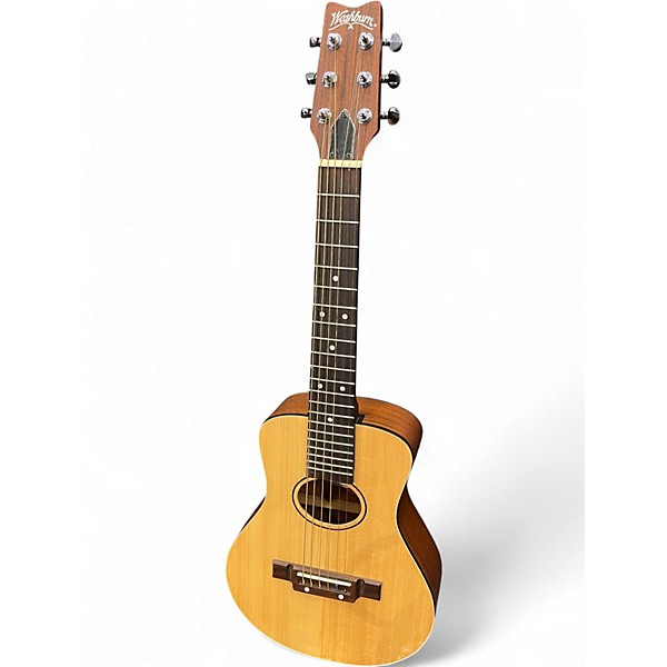 Used Washburn F-1S Natural Acoustic Guitar