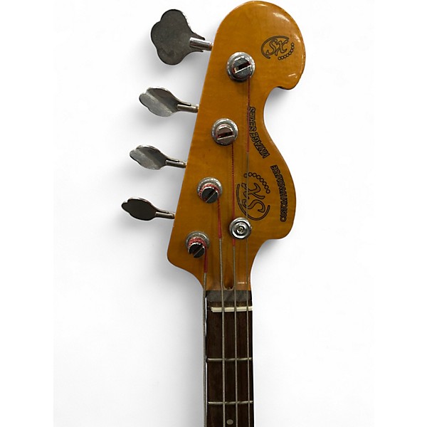 Used SX VINTAGE  SERIES BASS 2 Tone Sunburst Electric Bass Guitar