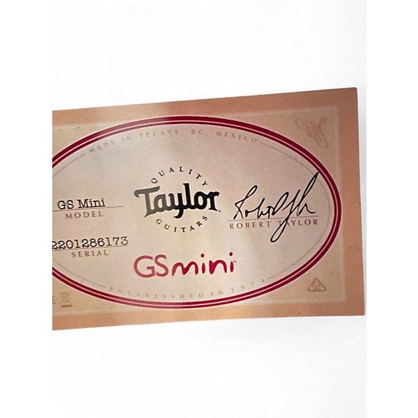 Used Taylor GS Mini 7/8 Scale Natural Acoustic Guitar