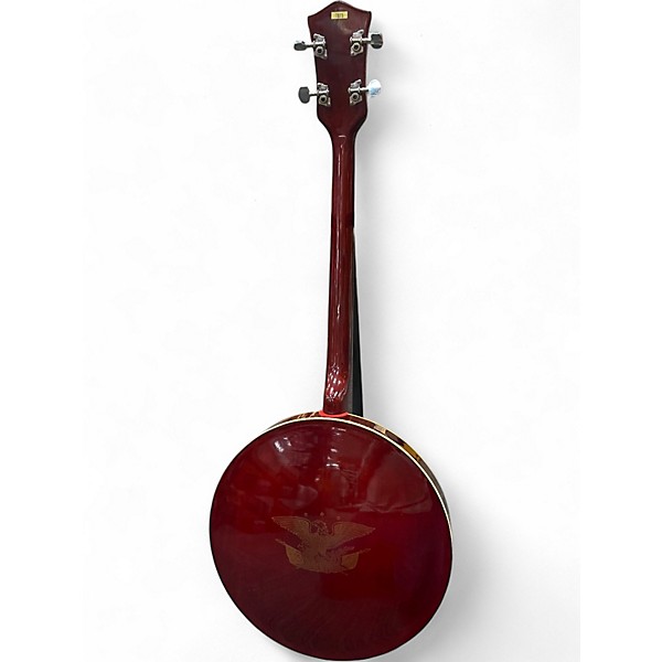 Used Epiphone TB75 Trans Red Banjo
