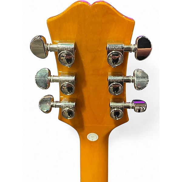 Used Epiphone Wildkat Yellow Hollow Body Electric Guitar