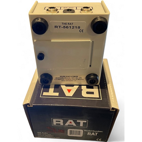 Used ProCo Rat II Distortion WHITE Effect Pedal