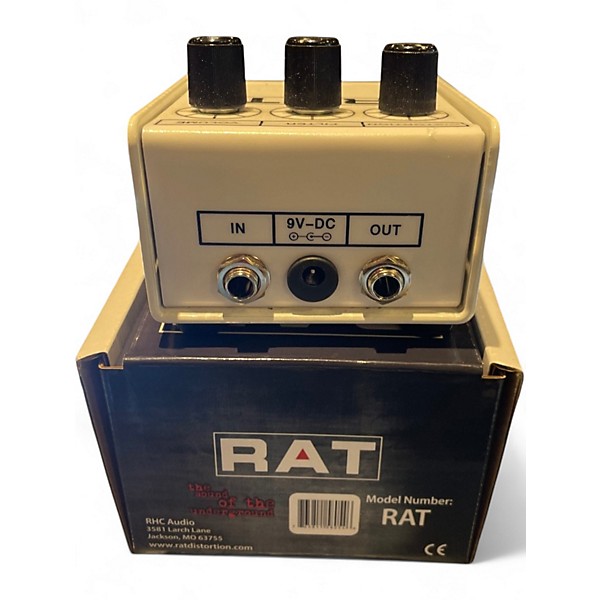 Used ProCo Rat II Distortion WHITE Effect Pedal
