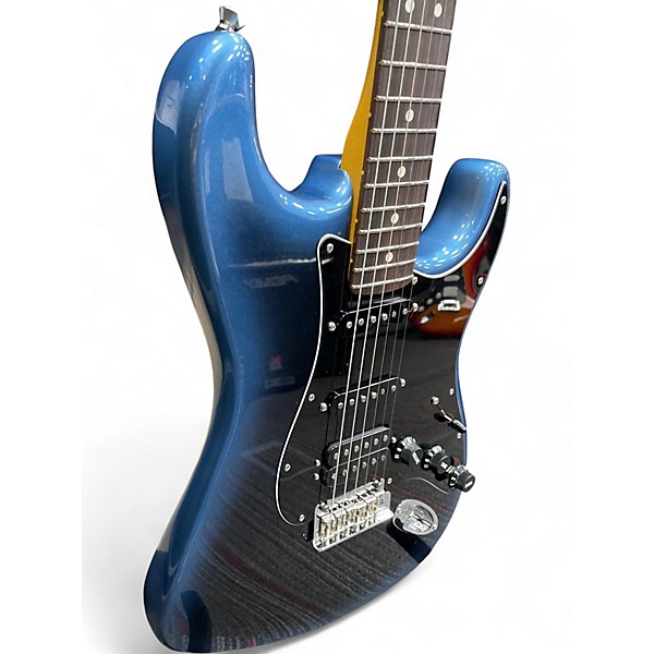 Used 2024 Fender American Professional II Stratocaster Blue Solid Body Electric Guitar