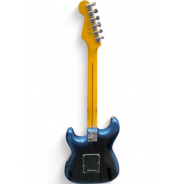 Used 2024 Fender American Professional II Stratocaster Blue Solid Body Electric Guitar
