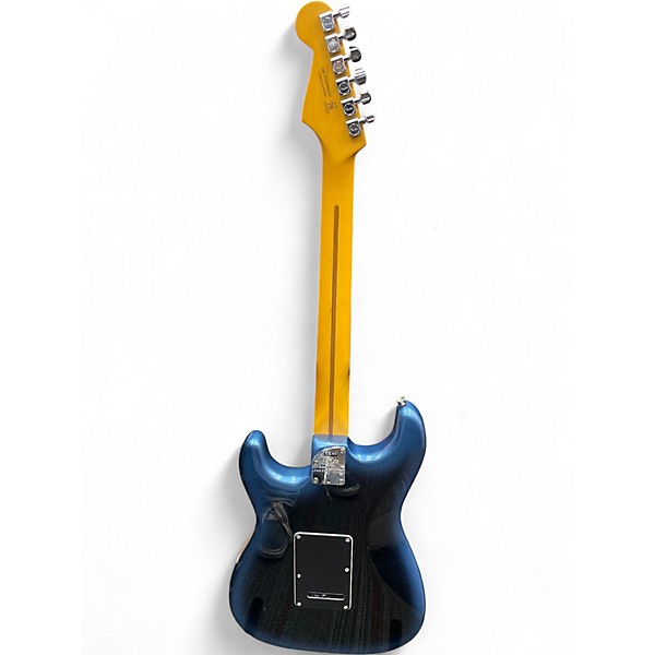 Used 2024 Fender American Professional II Stratocaster Blue Solid Body Electric Guitar