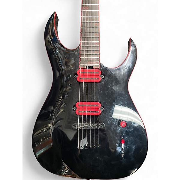 Used Schecter Guitar Research SUNSET 6 Black Solid Body Electric Guitar