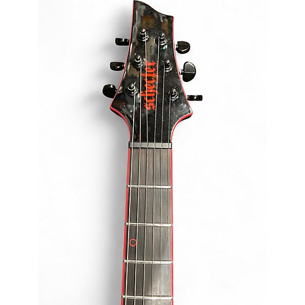 Used Schecter Guitar Research SUNSET 6 Black Solid Body Electric Guitar
