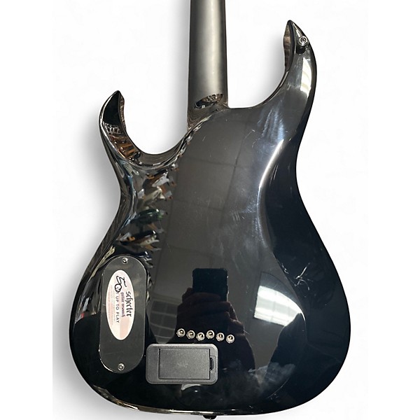 Used Schecter Guitar Research SUNSET 6 Black Solid Body Electric Guitar
