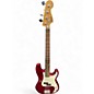 Used Squier Affinity Precision Bass Candy Apple Red Electric Bass Guitar thumbnail