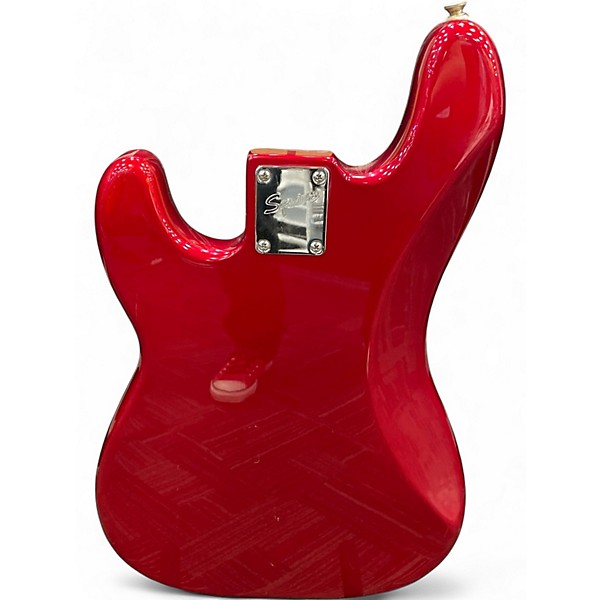 Used Squier Affinity Precision Bass Candy Apple Red Electric Bass Guitar