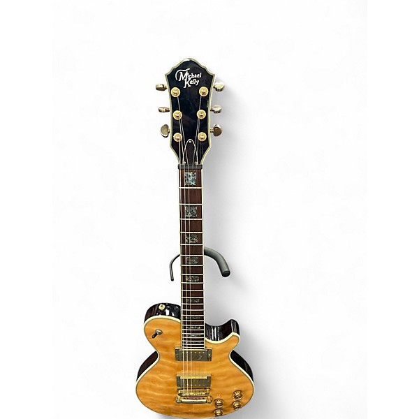 Used Michael Kelly Patriot Amber Solid Body Electric Guitar