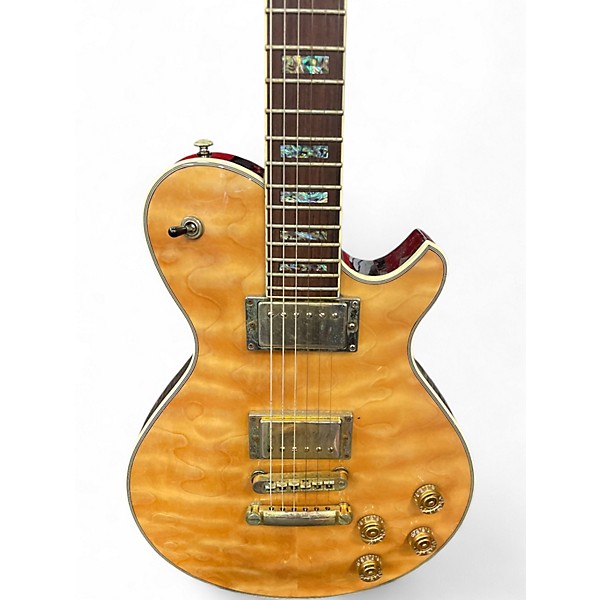 Used Michael Kelly Patriot Amber Solid Body Electric Guitar