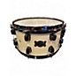 Used ddrum 14X6.5 Dominion Maple Snare White Blonde Drum