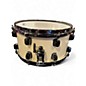 Used ddrum 14X6.5 Dominion Maple Snare White Blonde Drum