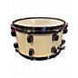 Used ddrum 14X6.5 Dominion Maple Snare White Blonde Drum