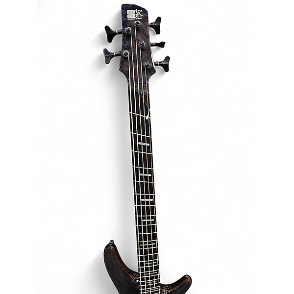 Used Ibanez SRMS805 DEEP TWILIGHT Gray Electric Bass Guitar