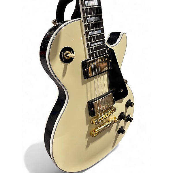 Used 2025 Gibson Les Paul Custom 70s Buttercream Solid Body Electric Guitar